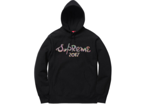Áo Supreme Multicolor Script 2017 Black Hoodie SUP431