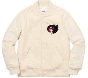 Áo Supreme Gonz Ramm Varsity Jacket Offwhite