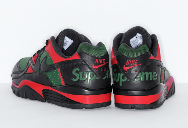 Giày Nike Supreme x Air Cross Trainer 3 Low 'Black Gorge Green' CJ5291-001 - Ảnh 3