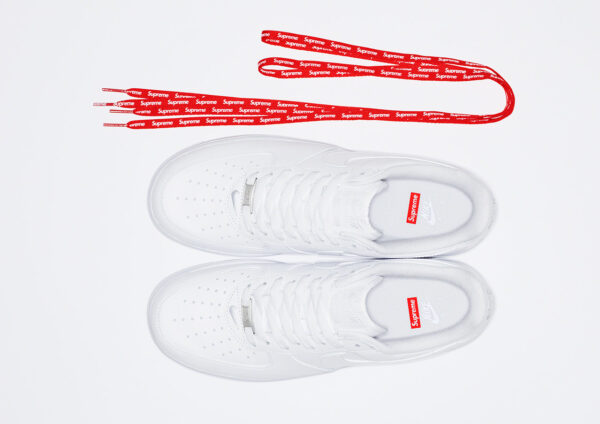 Giày Nike Air Force 1 Low Supreme "White" CU9225-100 - Ảnh 10