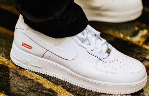 Giày Nike Air Force 1 Low Supreme "White" CU9225-100 - Ảnh 7