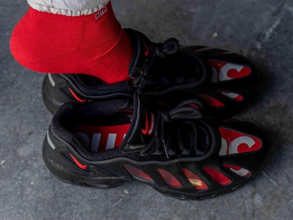 Giày Nike Supreme x Air Max 96 'Black' CV7652-002 - Ảnh 2