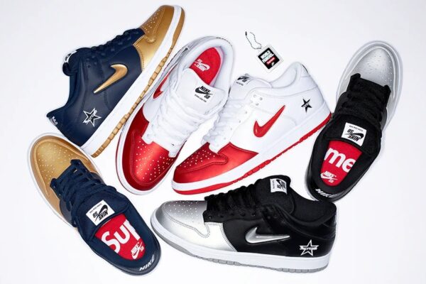 Giày Nike Supreme x Dunk SB Low 'Varsity Red' CK3480-600 - Ảnh 6