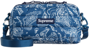 Tui Supreme Puffer Side Bag 'Blue Paisley'