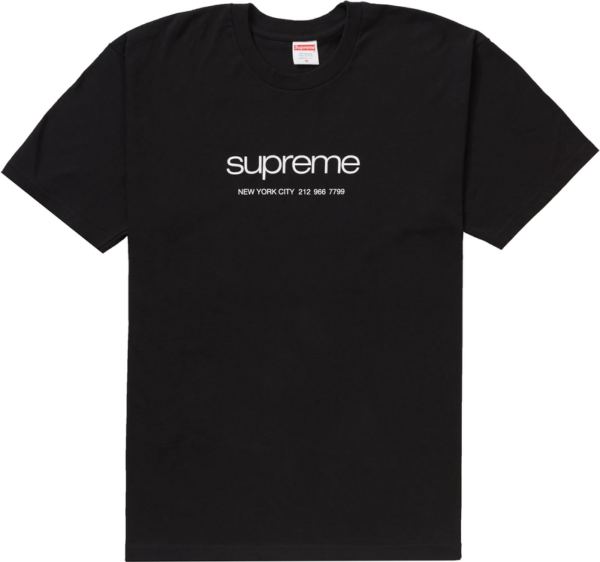 Áo Supreme Shop Tee Black