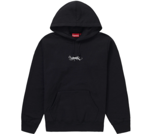 Áo Supreme Tag Logo Hooded Sweatshirt Black SUP-TALHSBK