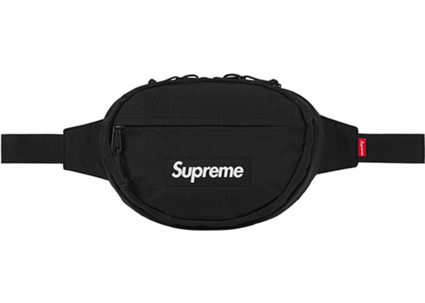 Túi Supreme Waist Bag FW18 Black SP-WBFW18BK - Ảnh 2