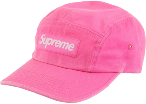Mu Supreme Washed Chino Twill Camp Cap 'Pink'