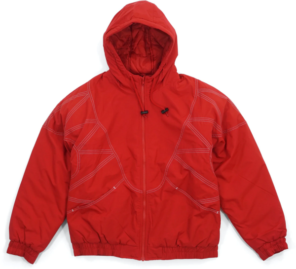 Áo Supreme Zig Zag Stitch Puffy Jacket Red SP-ZZSPJRD