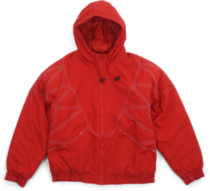 Áo Supreme Zig Zag Stitch Puffy Jacket Red