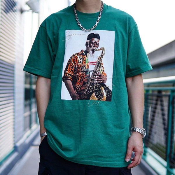Áo Supreme Pharoah Sanders Tee Green - Ảnh 2