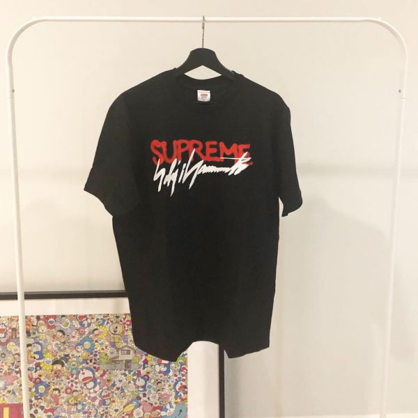 Áo Supreme Yohji Yamamoto Logo Tee Black SUP-YOYLTBK - Ảnh 2