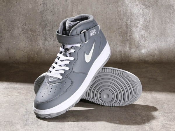 Giày Nike Air Force 1 Mid Jewel QS 'Cool Grey' DH5622-001 - Ảnh 5