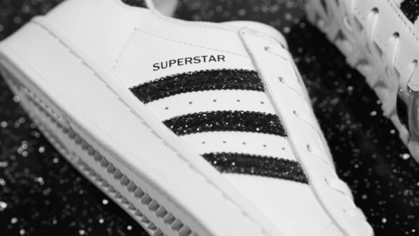 Giày Adidas Superstar x Swarovski 'White Black' FX7480 - Ảnh 3