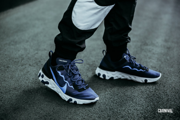 Giày Nike React Element 55 'Midnight Navy' BQ6166-400 - Ảnh 5