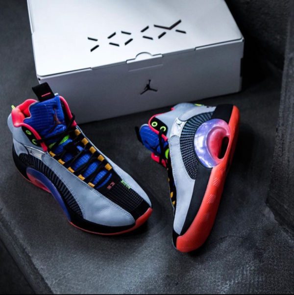 Giày Nike Air Jordan 35 SP TP PF 'Center of Gravity' DC1493-001 - Ảnh 4