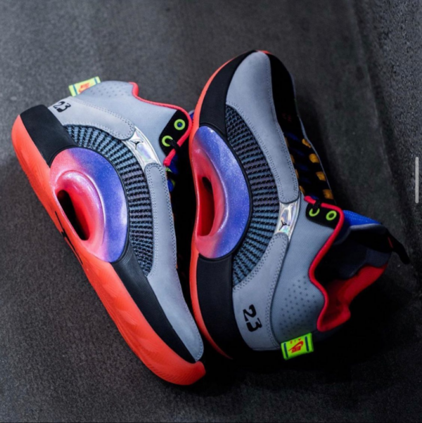 Giày Nike Air Jordan 35 SP TP PF 'Center of Gravity' DC1493-001 - Ảnh 2