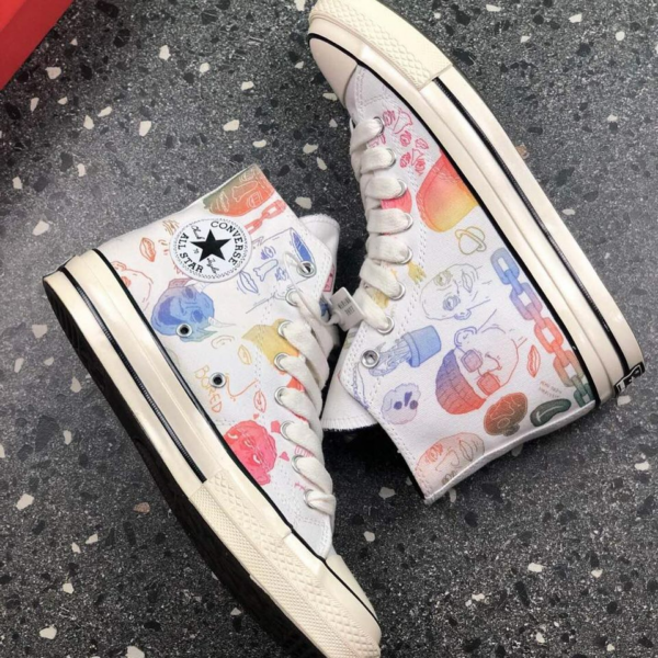 Giày Converse Tyler The Creator x Foot Locker x Chuck 70 'Artist Series' 164532C - Ảnh 3
