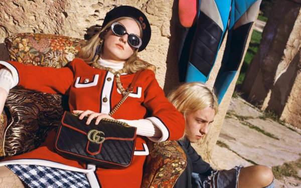 Túi Gucci GG Marmont Shoulder Bag Black 443497-0OLFX-8277 - Ảnh 7