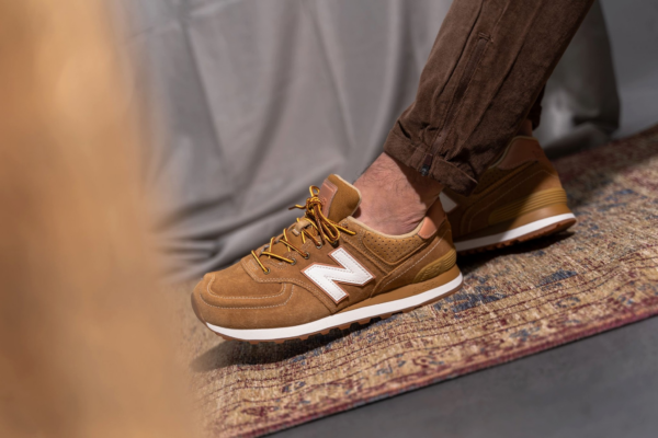 Giày New Balance 574 Brown ML574XAA - Ảnh 6