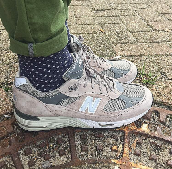 Giày New Balance Wmns 991 Made In England 'Grey' W991GL - Ảnh 3