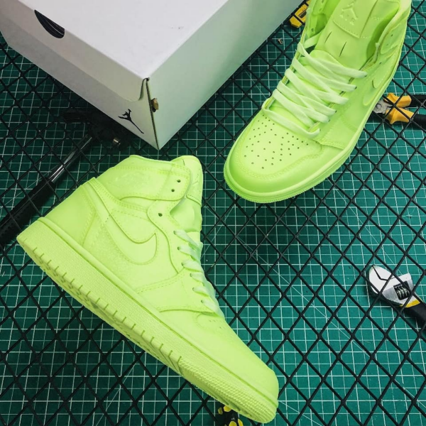 Giày Nike Air Jordan 1 High PRM 'Barely Volt' AH7389-700 - Ảnh 8