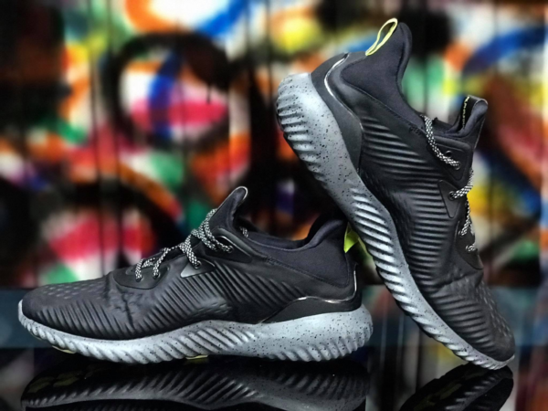 Giày Adidas Alphabounce Core Black Semi Solar Yellow BW1223 - Ảnh 6