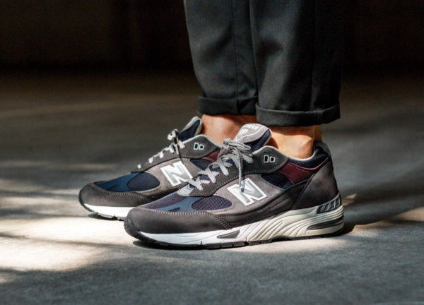 Giày New Balance 991 Made In England 'Olive White' M991GNN - Ảnh 4