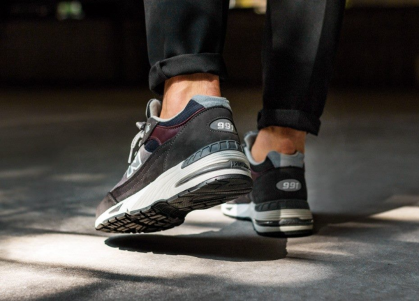 Giày New Balance 991 Made In England 'Olive White' M991GNN - Ảnh 3