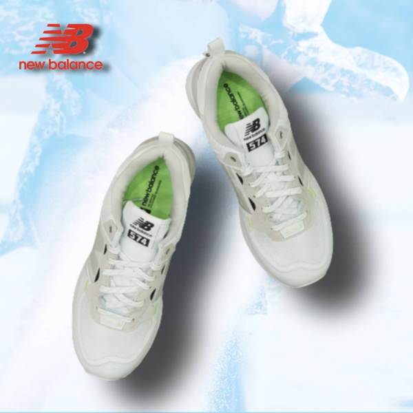Giày New Balance 574 White Summer Fog ML574IDE - Ảnh 7