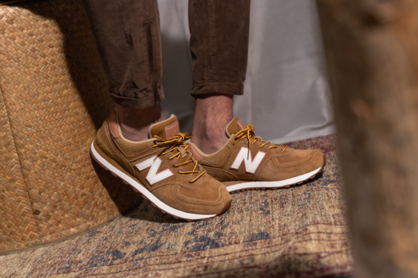 Giày New Balance 574 Brown ML574XAA - Ảnh 4