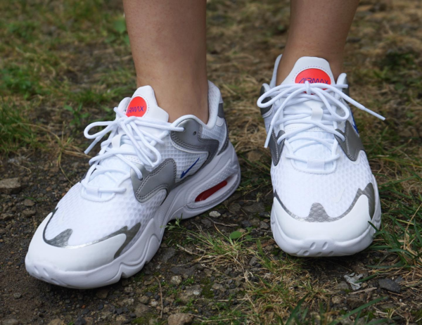 Giày Nike Air Max 2X Wmns 'White Metallic Silver' CK2947-102 - Ảnh 2