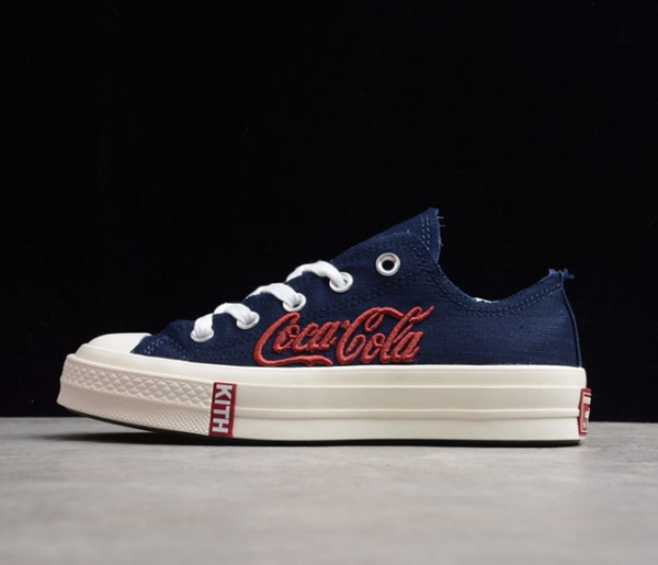 Giày Converse Kith x Coca-Cola x Chuck 70 Low 'Navy' 169836C - Ảnh 3