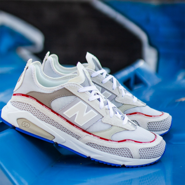 Giày New Balance X-Racer White Red Blue MSXRCTLB - Ảnh 8