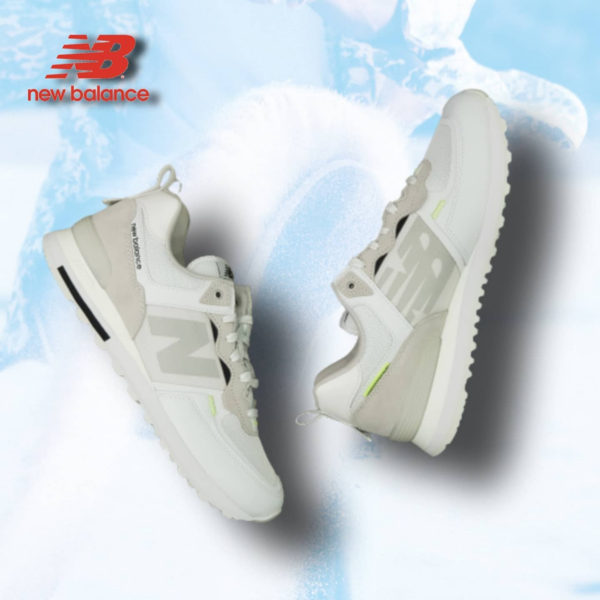 Giày New Balance 574 White Summer Fog ML574IDE - Ảnh 6