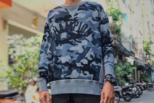 Áo Champion Flc Crew Camo Printed - Ảnh 2