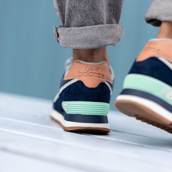 Giày New Balance Wmns 574 Beach 'Cruiser Navy' WL574BCM - Ảnh 3
