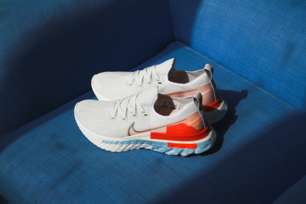 Giày Nike Wmns React Infinity Run Flyknit 'Psychic Blue Coral' CU0430-001 - Ảnh 5