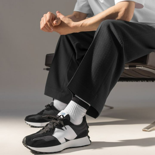 Giày New Balance 327 'Black White' MS327CPG - Ảnh 2