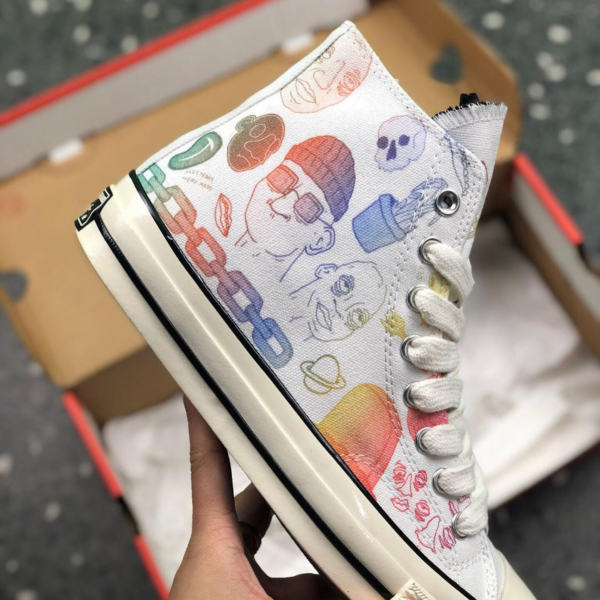 Giày Converse Tyler The Creator x Foot Locker x Chuck 70 'Artist Series' 164532C - Ảnh 4
