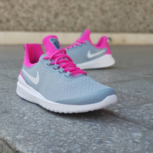 Alternative view of Giày Nike Wmns Renew Rival 'Grey Pink' AA7411-403