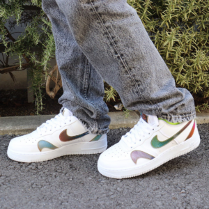 Alternative view of Giày Nike Air Force 1 Low Misplaced Swoosh White CK7214-101