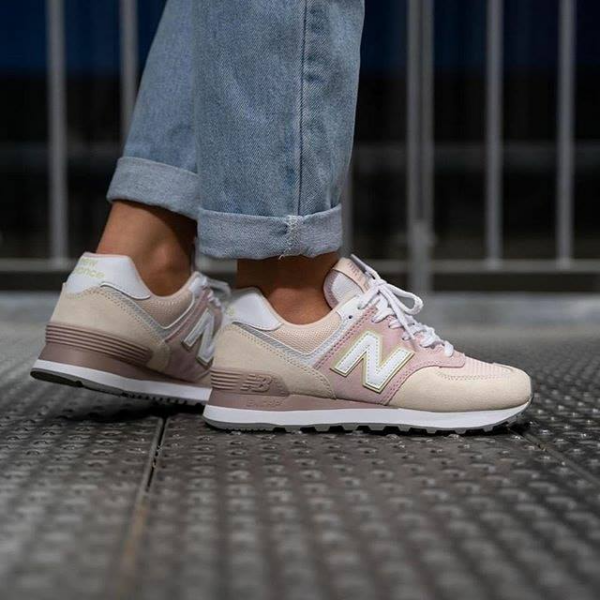 Giày New Balance 574 'Space Pink' Winter Sky WL574LBL - Ảnh 3
