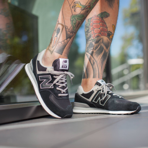 Giày New Balance 574 Classic 'Black' ML574EGK - Ảnh 2