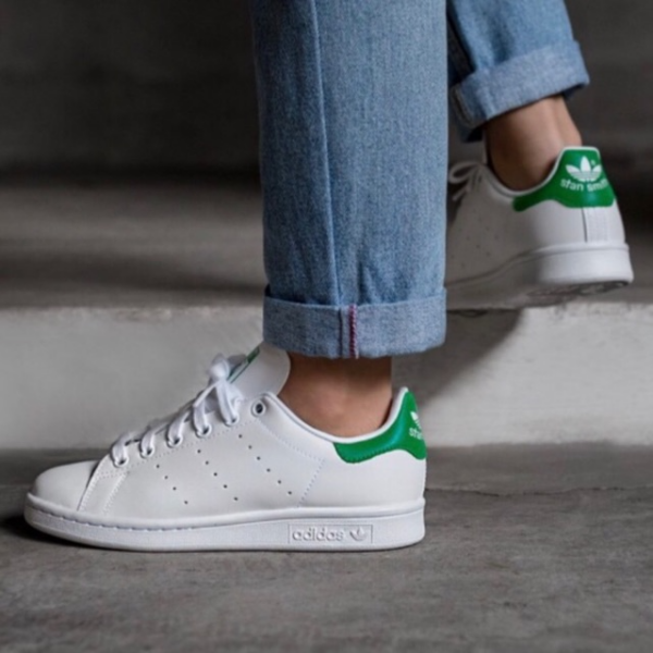 Giày Adidas Stan Smith 'White Green' B24105 - Ảnh 3
