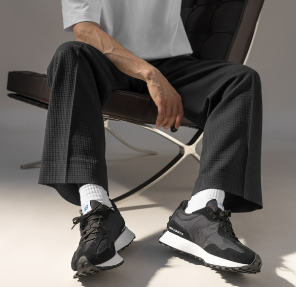 Giày New Balance 327 'Black White' MS327CPG - Ảnh 3