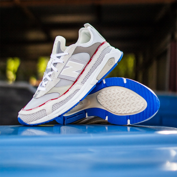 Giày New Balance X-Racer White Red Blue MSXRCTLB - Ảnh 7