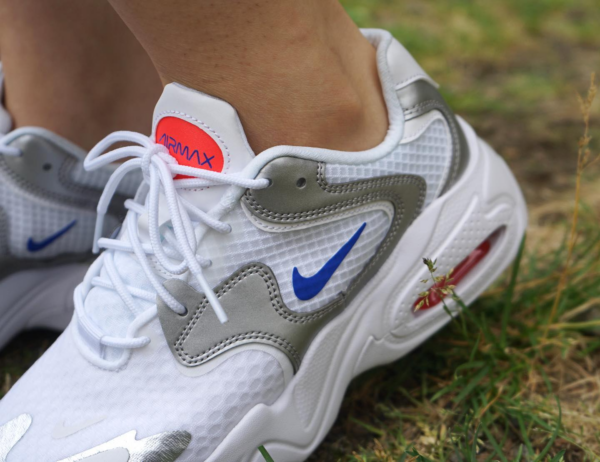Giày Nike Air Max 2X Wmns 'White Metallic Silver' CK2947-102 - Ảnh 5