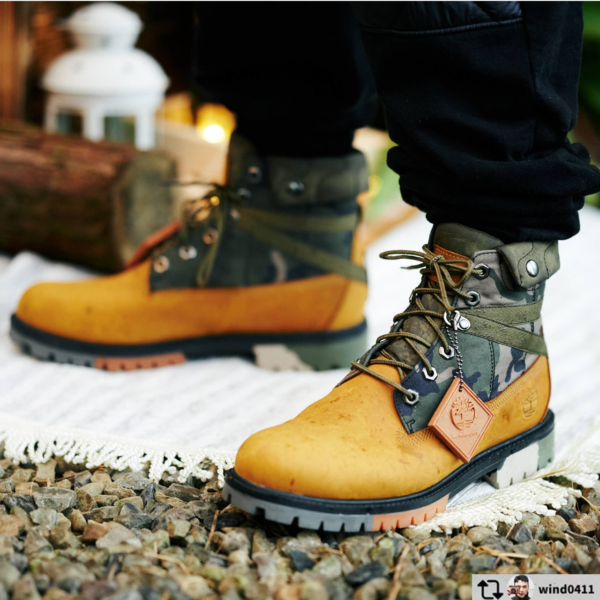 Giày Timberland Men's 6-Inch Heritage Waterproof Wheat Full-Grain A29NX231 - Ảnh 2