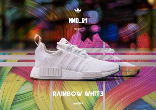 Giày Adidas NMD R1 J Rainbow Sole EH0755 - Ảnh 5